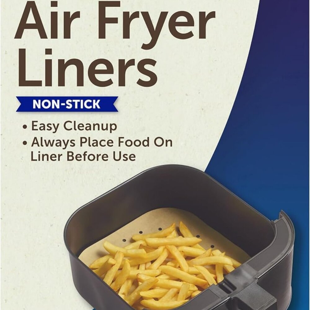 Kitchen Airā Fryer Liners Disposable Unbleached Parchment Paper Sheets